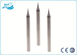 Wholesale CNC HRC 60 Carbide 2 Flute End Mill Tools , Micro Diameter 0.1 - 0.9 mm from china suppliers