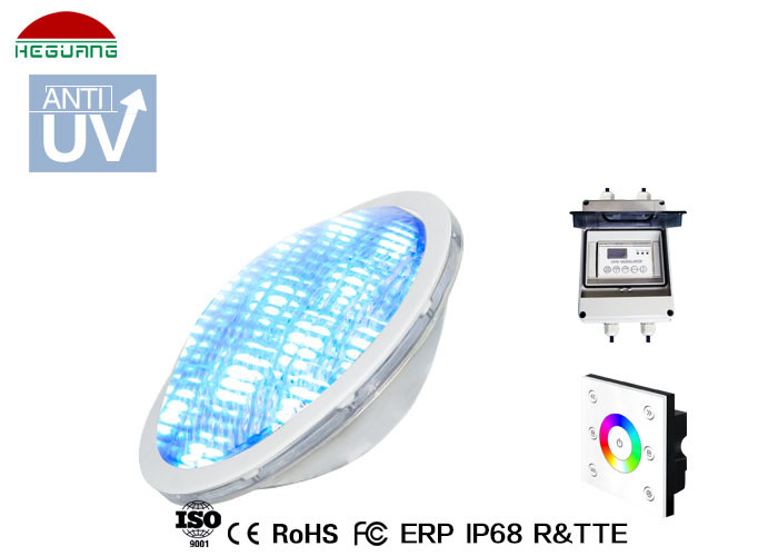 Wholesale 316 Stainless Steel PAR 56 LED Pool Light AC 12V 24W 2 Wires RGB DMX Control from china suppliers