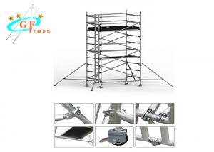 Wholesale Lightweight Aluminium Scaffold Tower 8m For House Building With Wheels from china suppliers