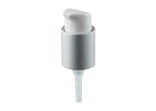 Wholesale Aluminum Silver Closure Cream Pump Dispenser 24/410 With Plastic Pp Material from china suppliers