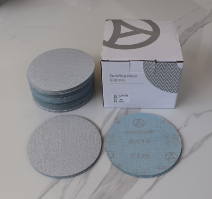 Orbital Sandpaper 5 Inches Fine Grit Orbit Sanding Discs Hook And Loop For Wood
