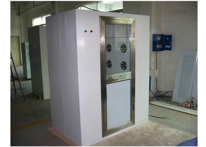 Wholesale Power Coated Steel Cleanroom Air Shower With PLC Control System from china suppliers