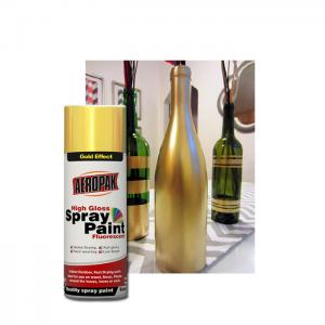 Wholesale Aeropak High Gloss Gold Glitter Spray Paint Aerosol Gold Effect Paint from china suppliers
