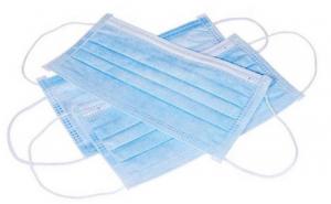Wholesale Earloop Style 3 Ply Non Woven Face Mask  , Disposable Blue Mask Anti Virus from china suppliers