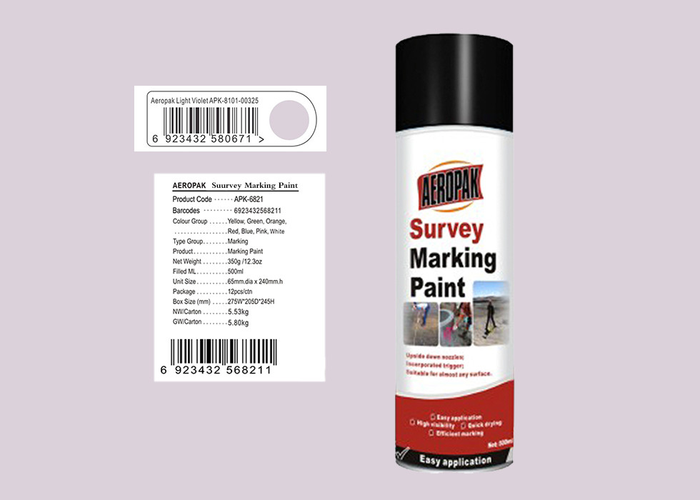 Wholesale Light Violet Marking Spray Paint , Survey Marking Paint With SGS Certificate from china suppliers