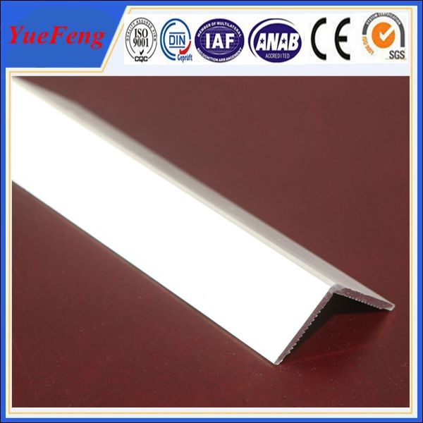 Wholesale extruded profile aluminium angle for industry using drawings design from china suppliers