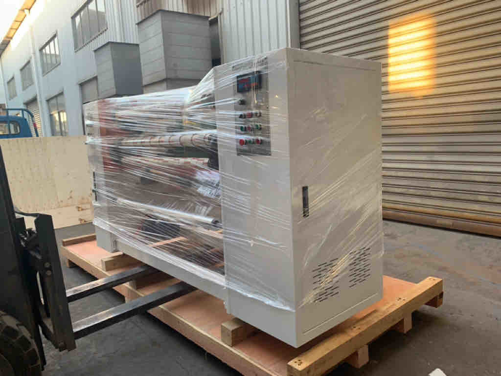 Wholesale 1800kg Transparent Bopp Tape Jumbo Roll Adhesive Slitting Machine from china suppliers