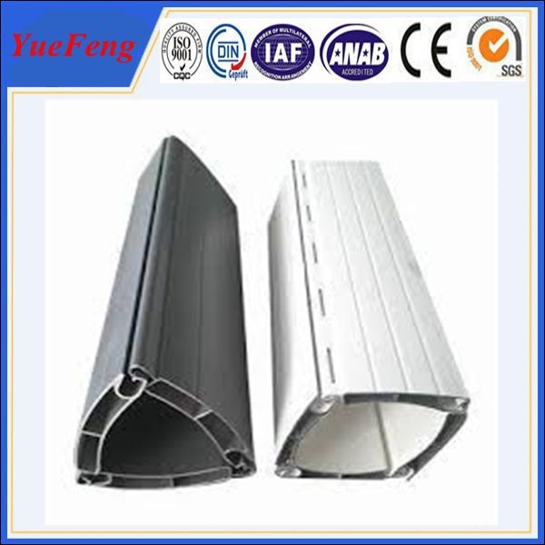Wholesale White powder coating aluminum shutter door profile from china suppliers
