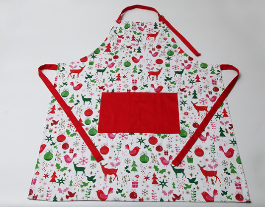 Wholesale Durable Colorful Cute Cooking Aprons Cotton Polyester Logo Embroidery Print from china suppliers