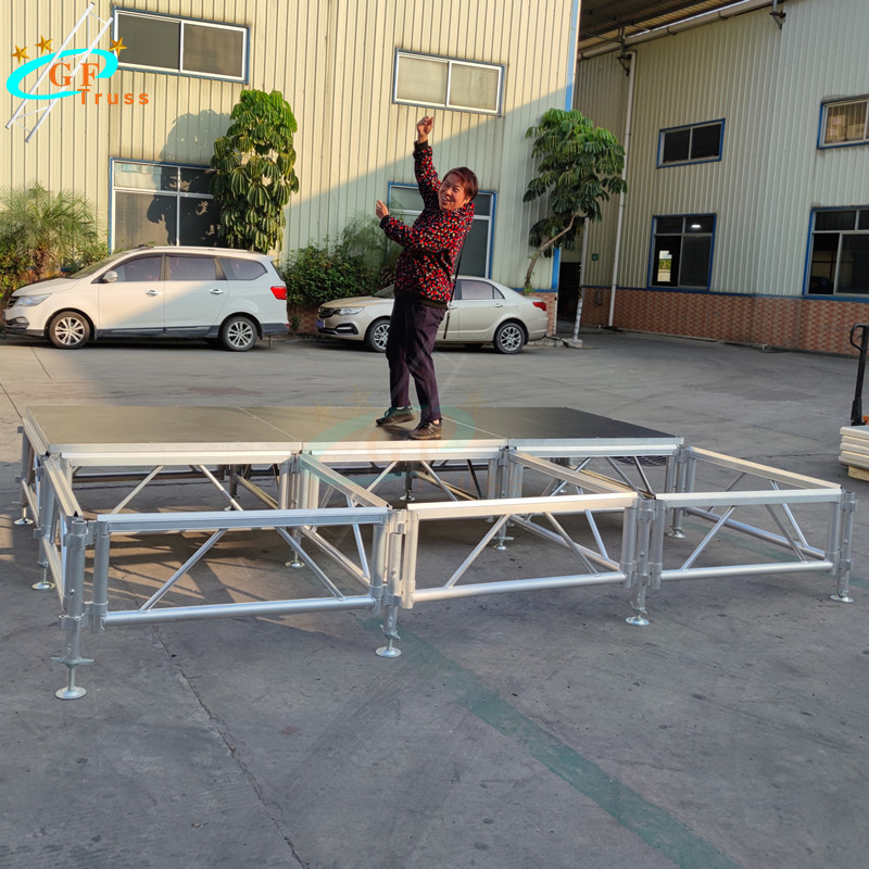 Wholesale Light Weight 4ft*4ft Mobile Aluminium Stage Platform from china suppliers