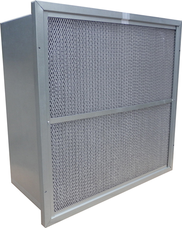 Wholesale Rigid Deep Pleated HEPA Air Filter GL Frame Filtration Efficiency F9 F8 F7 from china suppliers