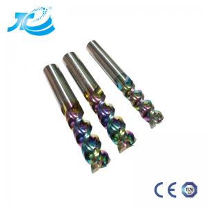 Wholesale DLC End Mill For Aircraft  Aluminum High Speed High Cutting Performance Cnc Tool Milling Cutter Machine Tool Colorful from china suppliers