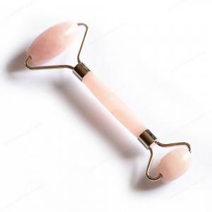 Wholesale Rose Quartz Jade Roller Facial Massage Gua Sha Stone for Face, Eyes, Neck & Body from china suppliers
