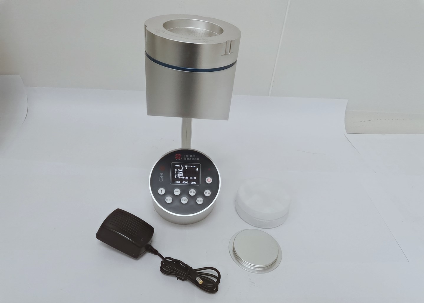 Wholesale Stainless Steel Electronic Planktonic Bacteria Portable Microbial Air Sampler FKC-IB from china suppliers