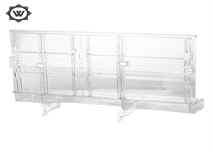 Wholesale Clear Acrylic Plastic Molding , Moulded Plastic Components Acrylic Makeup Display from china suppliers