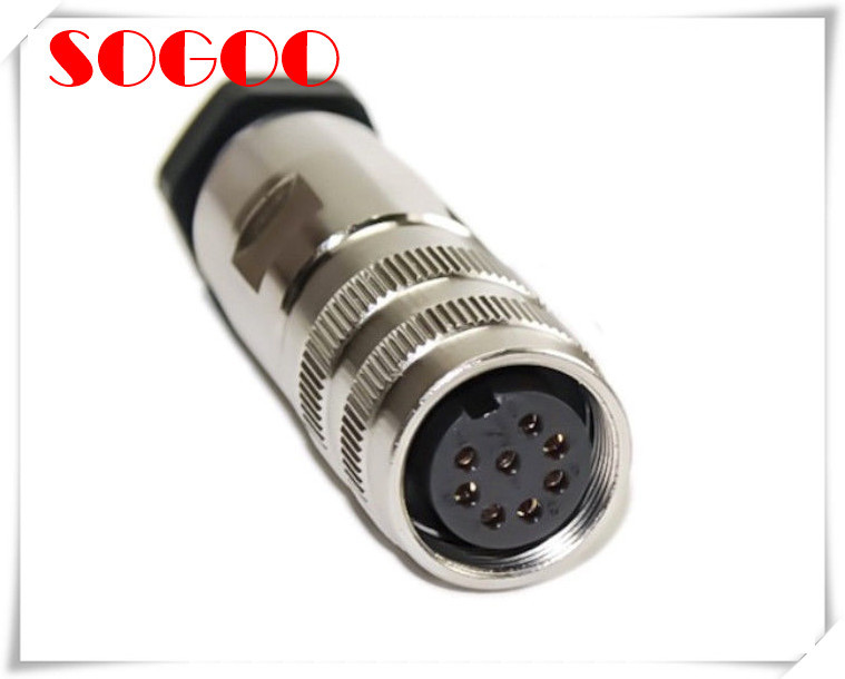 Wholesale 8pin Din AISG Connector M16 Circular Electrical Connectors Straight Plug from china suppliers