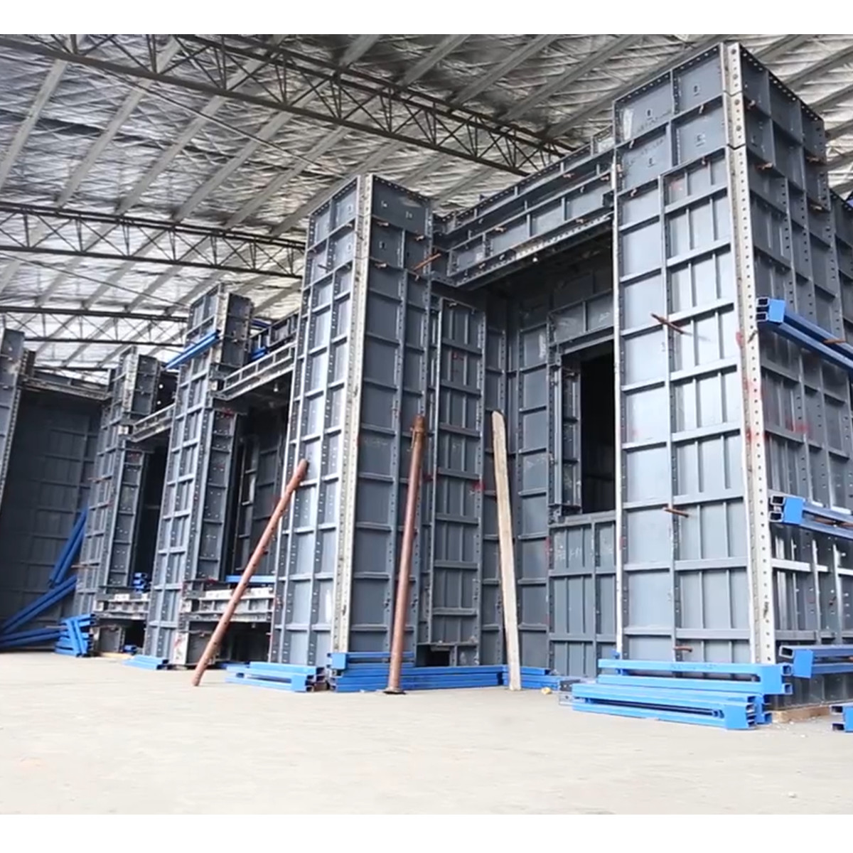 Wholesale 4mm 25KG/SQM Heavy Duty Building Aluminum Formwork Profiles from china suppliers