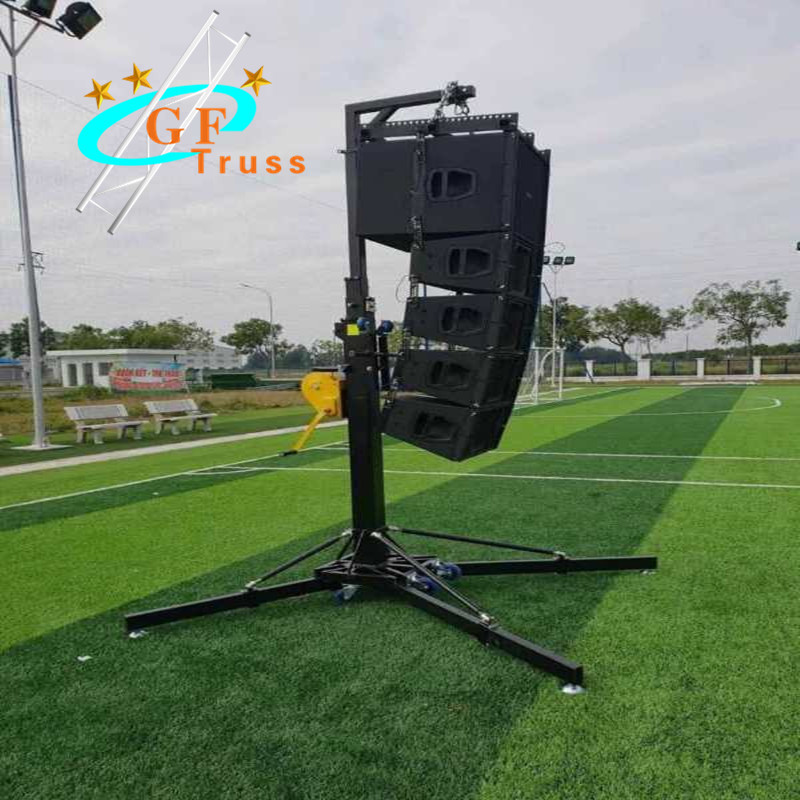 Wholesale Lift 300kg Hand Crank Stand Truss Wedding Tripod Speaker Stand from china suppliers