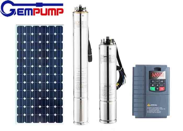 Wholesale DC Stainless Steel 304 Submersible Solar Borehole Pumps For Agriculture from china suppliers