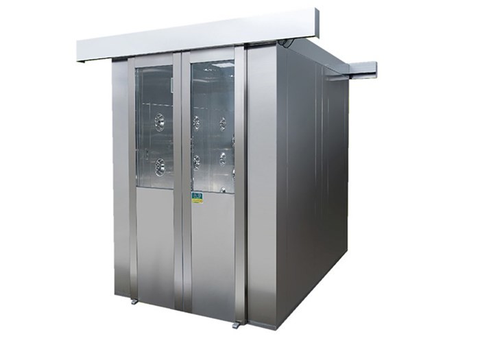 Wholesale Double Sliding Door Cleanroom Air Shower Automatic Control Color LCD Screen from china suppliers