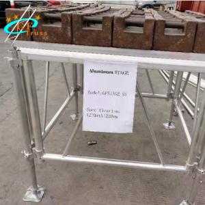 Wholesale Adjustable Base Aluminum Stage Platform 2m Adjustable Height from china suppliers