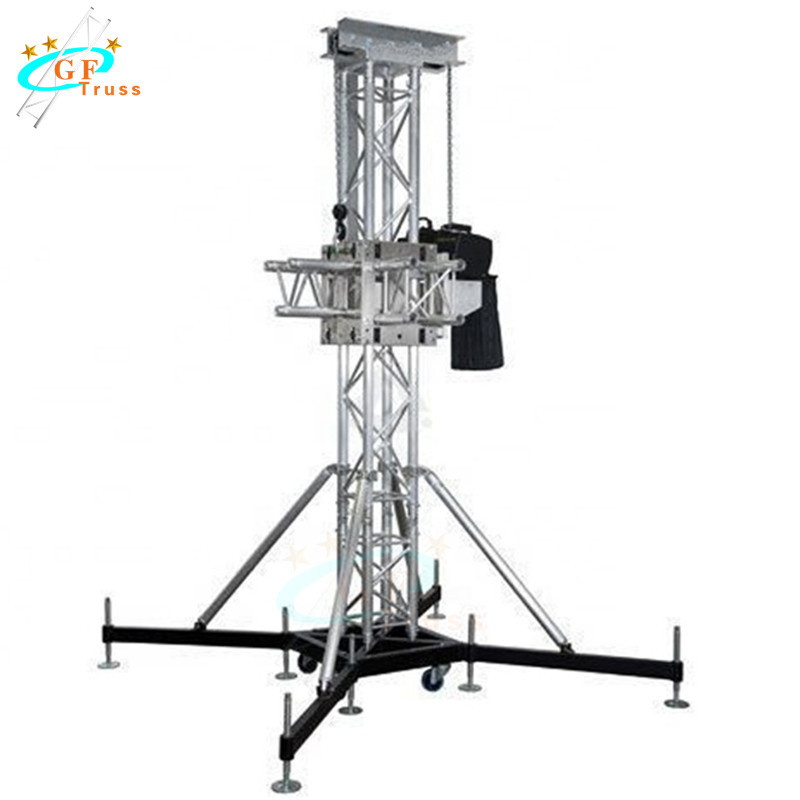 Wholesale 6061 Telescopic Lifting Tower For Aluminum Stage Lighting Truss System from china suppliers