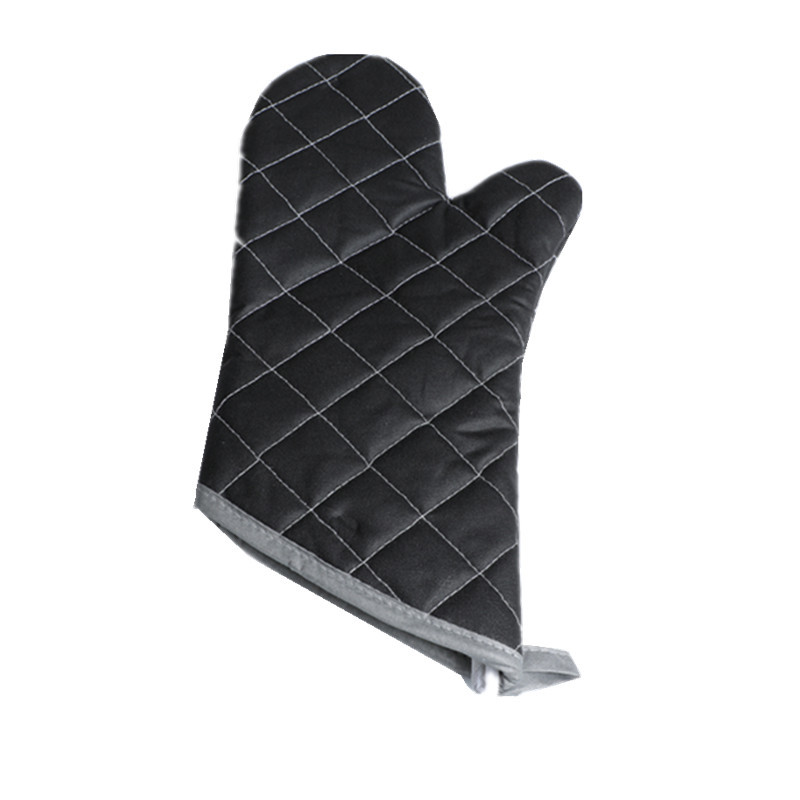 Wholesale Black Quilted Kitchen Oven Mitt Fire Resistant Flame Retardant Coating from china suppliers
