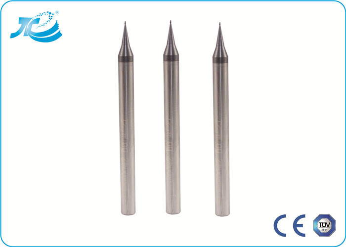 Wholesale Diamond Coated Micro End Mills HRC 55 / 60 / 65 , 2 - 4 Flute End Mill from china suppliers