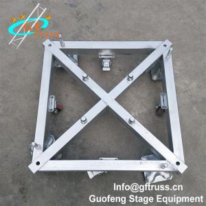 Wholesale TUV Aluminum Square Truss Basement Truss Base Plate With Wheels from china suppliers