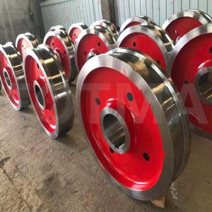 Wholesale Diameter 300mm - 2000mm Train Wheels Double Rim Single Rim And Rim-Less from china suppliers