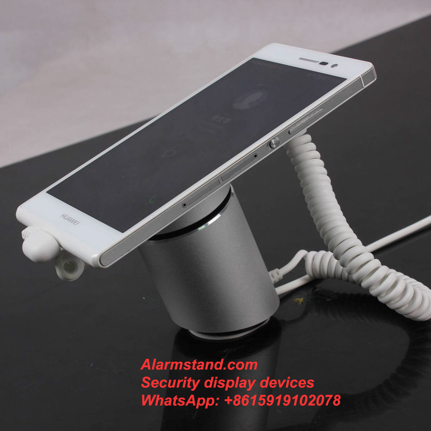 Wholesale COMER anti-theft cable lock retractable Secure Display Stand Mobile Phone Security Alarm Lock brackets from china suppliers