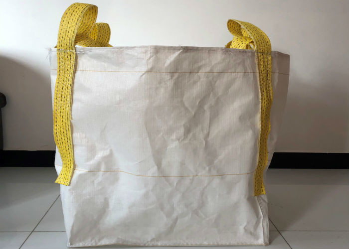 Wholesale Building Use 1 Tonne Bulk Bags , 100% Virgin PP White Large Bulk Bags from china suppliers
