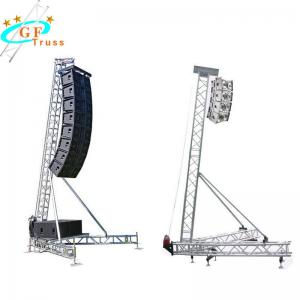 Wholesale Outdoor Activities 12M Aluminum Line Array Speaker Truss 50*3mm Main Tube from china suppliers