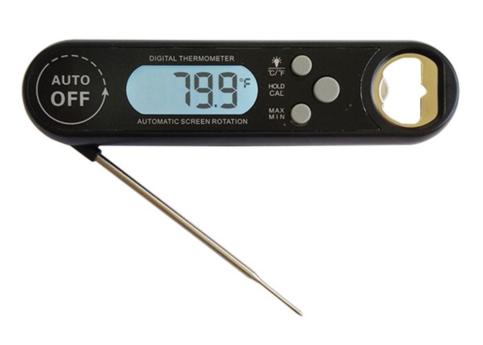 Wholesale Auto Rotation Screen Bbq Temperature Thermometer , Digital Food Probe Thermometer from china suppliers