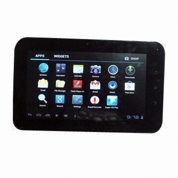 Wholesale 7 Inches Tablet PC with Android 4.0, Boxchip A13, Capacitive Multi-touch Screen and 2800mAh Battery from china suppliers