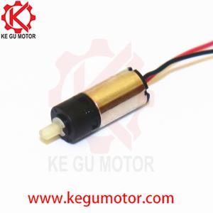 Wholesale low noise mini 6mm dc coreless 1.5v 3v 3.7v plastic planetary gear motor for smart lock from china suppliers