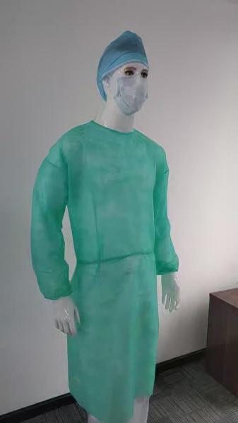 Knitted Cuff Reusable Isolation Gowns Level 2 Washable Surgical Gowns Dental