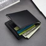 Wallet Men's Short Iron Edge Korean Youth Men's Horizontal Wallet Trend Card