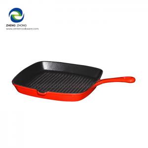 Wholesale Enamel Cast Iron Grill Pan from china suppliers