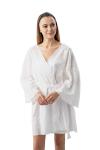 Breathable Confortable Disposable Spa Wear SBPP Material Disposable Kimono