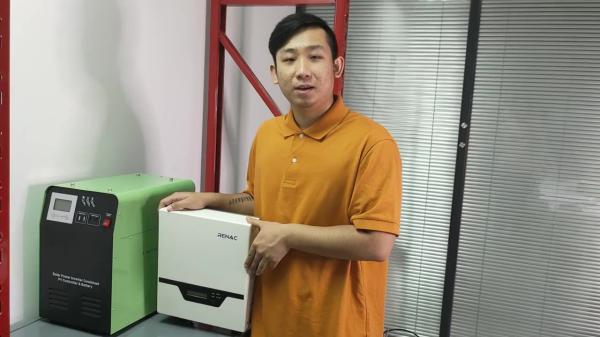 Hybrid and tied grid inverter 15 Kva gel batters and MMPT controler WiFi 12V to