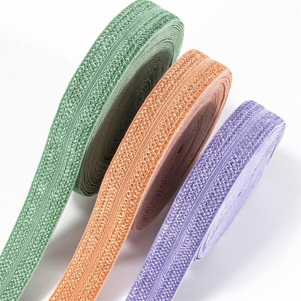 Factory supply 15mm printed folded bias tape polyester fabric binding tape satin