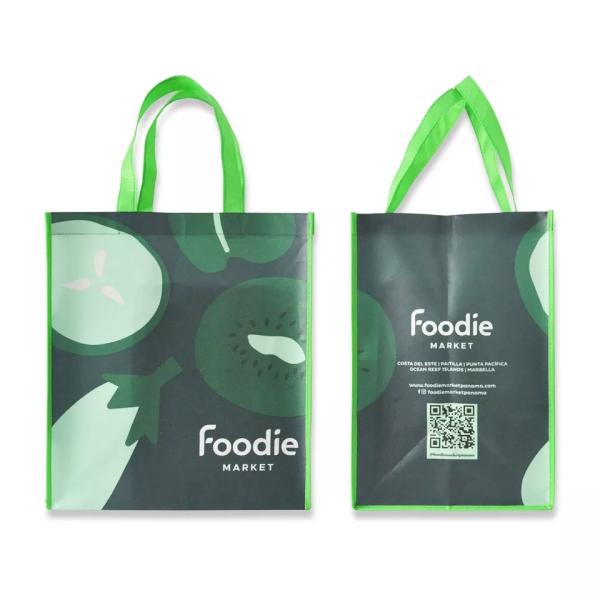 Durable Eco Reusable Non-Woven PP Non Woven Shopping Tote Bags Sewing Nonwoven