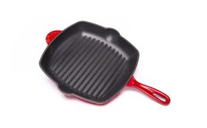 Wholesale ENAMELLED CAST IRON SQUARE GRILL SKILLET from china suppliers