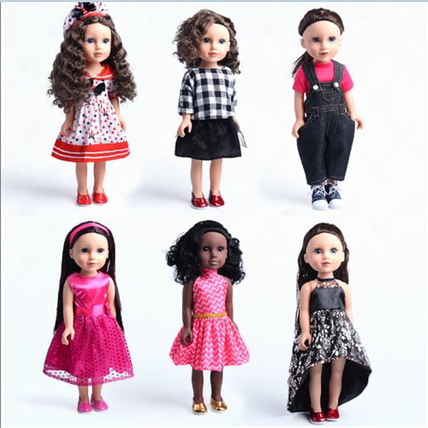 Quality 18" Full Body Enameled American Doll for sale