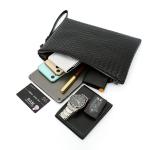 Clutch Bag Men's Woven Large-capacity Soft Leather Handbag Envelope Bag Trendy