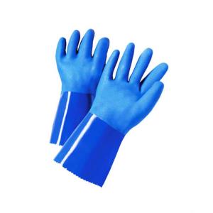 Wholesale Cotton Interlock Liner PVC Sandy Coated Work Gloves Fishing Gloves PVCM-03 from china suppliers