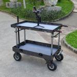 Video Shooting Mobile Camera Cart , Professional Dolly Film Equipment