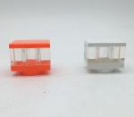 Silk Printing Amber Glass Perfume Bottles 30ml Square Shape ISO 14000 Approved
