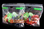 Fruit Packing Bags For Grapes Banana Vegetables Stand Up Plastic Food Bags,